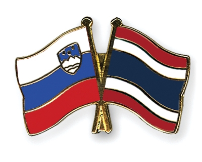 Fahnen Pins Slowenien Thailand