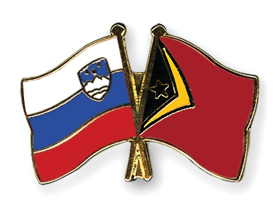 Fahnen Pins Slowenien Timor-Leste