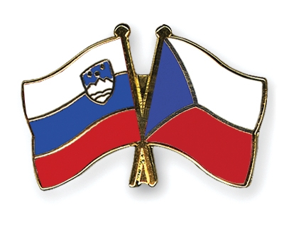 Fahnen Pins Slowenien Tschechische-Republik