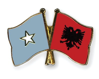 Fahnen Pins Somalia Albanien