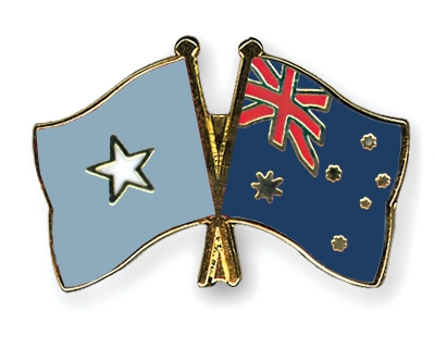 Fahnen Pins Somalia Australien