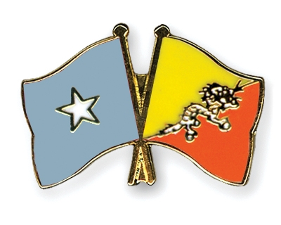 Fahnen Pins Somalia Bhutan