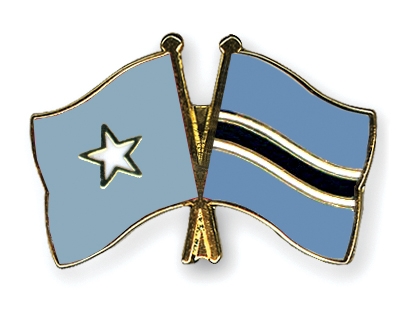 Fahnen Pins Somalia Botsuana