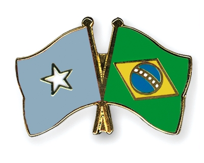 Fahnen Pins Somalia Brasilien