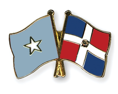 Fahnen Pins Somalia Dominikanische-Republik