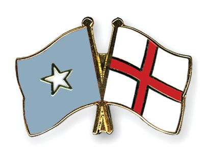 Fahnen Pins Somalia England