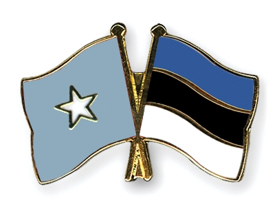 Fahnen Pins Somalia Estland