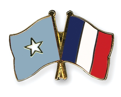 Fahnen Pins Somalia Frankreich