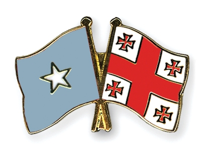 Fahnen Pins Somalia Georgien