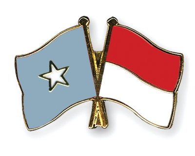 Fahnen Pins Somalia Indonesien