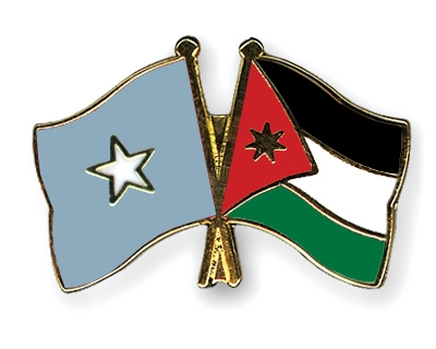 Fahnen Pins Somalia Jordanien