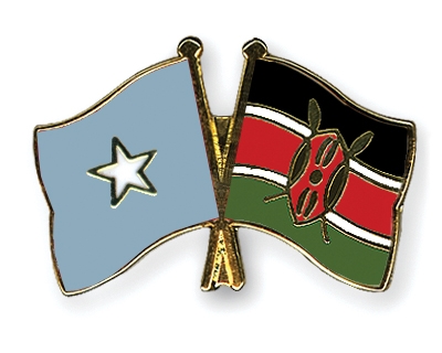 Fahnen Pins Somalia Kenia