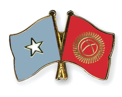 Fahnen Pins Somalia Kirgisistan