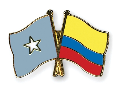 Fahnen Pins Somalia Kolumbien
