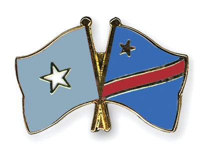 Fahnen Pins Somalia Kongo-Demokratische-Republik