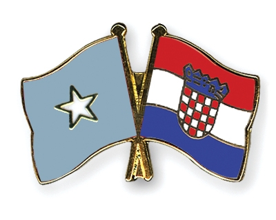Fahnen Pins Somalia Kroatien