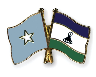 Fahnen Pins Somalia Lesotho