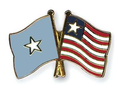 Fahnen Pins Somalia Liberia