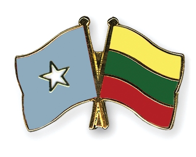 Fahnen Pins Somalia Litauen