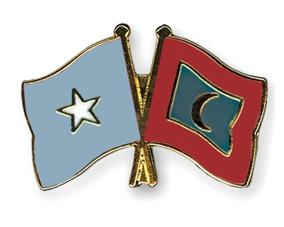 Fahnen Pins Somalia Malediven