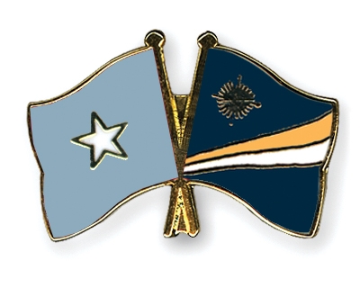 Fahnen Pins Somalia Marshallinseln
