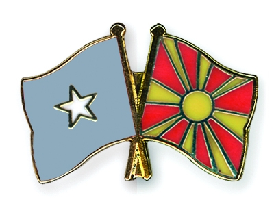 Fahnen Pins Somalia Mazedonien