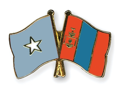 Fahnen Pins Somalia Mongolei