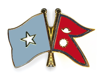 Fahnen Pins Somalia Nepal