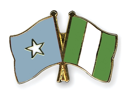 Fahnen Pins Somalia Nigeria