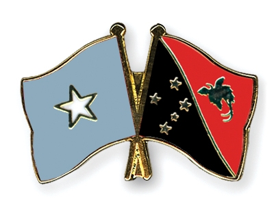 Fahnen Pins Somalia Papua-Neuguinea