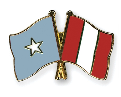 Fahnen Pins Somalia Peru