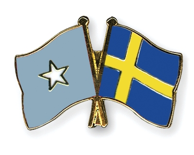 Fahnen Pins Somalia Schweden