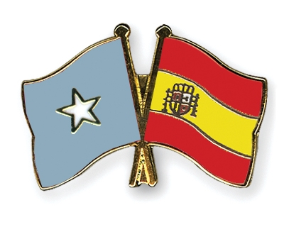 Fahnen Pins Somalia Spanien