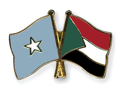 Fahnen Pins Somalia Sudan