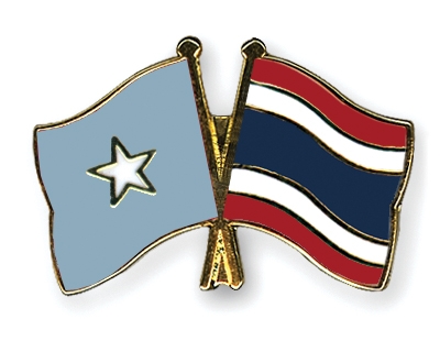 Fahnen Pins Somalia Thailand