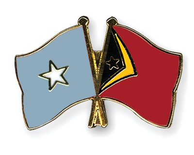 Fahnen Pins Somalia Timor-Leste