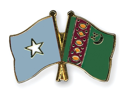 Fahnen Pins Somalia Turkmenistan