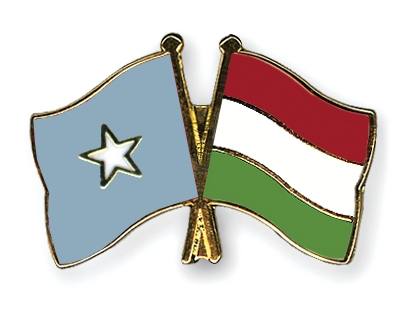 Fahnen Pins Somalia Ungarn