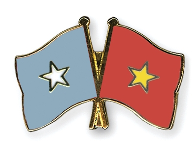 Fahnen Pins Somalia Vietnam