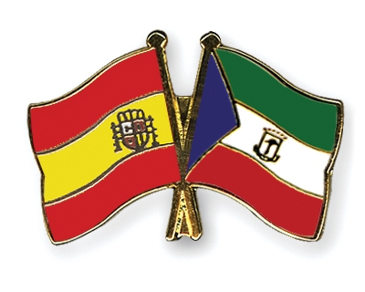 Fahnen Pins Spanien quatorialguinea