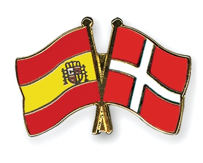 Fahnen Pins Spanien Dnemark