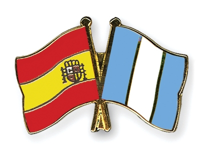 Fahnen Pins Spanien Guatemala