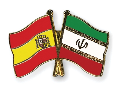 Fahnen Pins Spanien Iran
