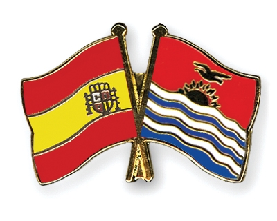 Fahnen Pins Spanien Kiribati