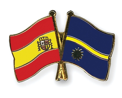 Fahnen Pins Spanien Nauru