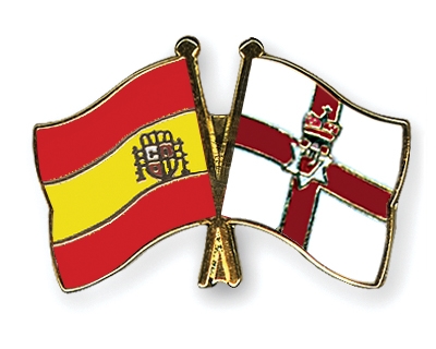 Fahnen Pins Spanien Nordirland