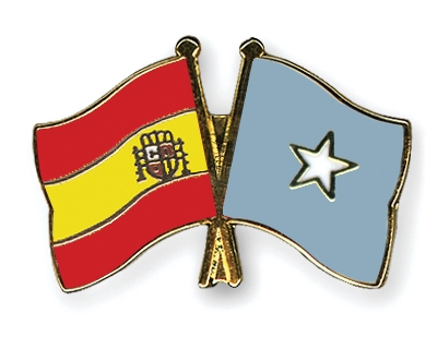 Fahnen Pins Spanien Somalia