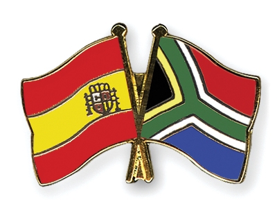 Fahnen Pins Spanien Sdafrika