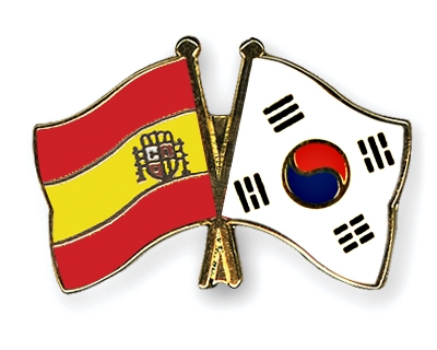 Fahnen Pins Spanien Sdkorea