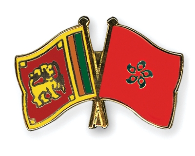 Fahnen Pins Sri-Lanka Hong-Kong